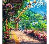 Puzzle 200 Pezzi per Adulti, puzzle 200 pezzi Impegnativo e Difficile, Perfetto per Appassionati di Puzzles Esperti, Idea Regalo Uomo e Donna, Tema:Bella stazione