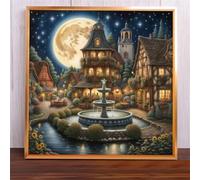 Puzzle 200 Pezzi per Adulti, puzzle 200 pezzi Impegnativo e Difficile, Perfetto per Appassionati di Puzzles Esperti, Idea Regalo Uomo e Donna, Tema:Fontana della Luna Castello