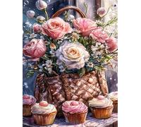 Puzzle 200 pezzi per Adulti Torta alla rosa, 35x25cm Puzzle Impossibile e Difficili, Puzzles Decorativo per Soggiorno e Camera, Idea Regalo per Amanti dei Puzzle