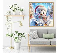 Puzzle 200 Pezzi Pinguino delle nevi, puzzle per Adulti 200 pezzi 28x28cm, Puzzles Giochi Rilassamento e Intelligence, puzzles Classici per Gioco Familiare, Festa Aziendale, Regalo Natale