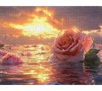 Puzzle 200 Pezzi-Puzzle Adatti ad Adulti e Tutte le Età, Jigsaw Alba, Jigsaw Fiore, Divertimento Per Adulti, Made In China, Istruzione Giocattolo di Sfida di Gioco, Decorazione Della Casa Regalo Y-6