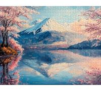 Puzzle 200 Pezzi-Puzzle Adatti ad Adulti e Tutte le Età, Jigsaw Bianco, Jigsaw Monte Fuji, Divertimento Per Adulti, Made In China, Istruzione Giocattolo Sfida Gioco, Decorazione Della Casa Regalo T-9