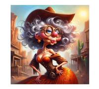 Puzzle 200 Pezzi Signora dell'Ovest, Impossible puzzle Per Adulti 200 pezzi, DIY Puzzles Colorato 28x28cm, Rompicapo adulti E Ragazzi, Gioco Giocattolo per la Famiglia