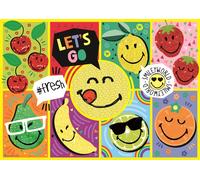 Trefl 200 pezzi-Sorriso, Emote, colorati con frutta, Intrattenimento creativo, Divertimento per bambini dai 7 anni Puzzle, Colore Smiley World, Faccina allegra, 13297