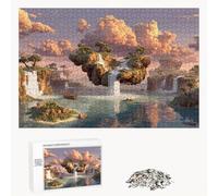 Puzzle 200 Pezzi - Sogno & Isola - Puzzle in Legno Durevole con Lettere sul Retro - 35 x 25 cm - Hobby Creativo Senza Polvere - Articolo per Collezionisti e 14 Anni in Su P3#499