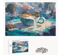 Puzzle 200 Pezzi - Sogno & Paesaggio - Puzzle in Legno Durevole con Lettere sul Retro - 35 x 25 cm - Hobby Creativo Senza Polvere - Articolo per Collezionisti e 14 Anni in Su P3#169