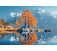 Puzzle 200 Pieces Autunno Bambina Bambino 10 8 9 6 5 7 Anni Regalo Maschio Adulti Legno Paesaggio Puzzle Arte Giochi Gioco di QI Ragazzo Grandi Dimensioni 35x25cm,200pcs Regalo Toy, Scatola P-544