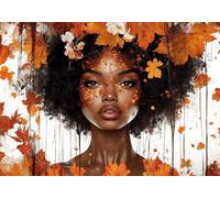 Puzzle 200 Pieces donna africana Puzzle Impossibili Arte Giocattolo Intellettuale Adatto per Adulti O Bambini Sopra I 14 Anni, Calma La Tua Mente Riduce Lo Stress Di Lavoro Idea Regalo Uomo/Donna P-3
