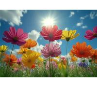 Puzzle 200 Pieces Fiori Bambina Bambino 10 8 9 6 5 7 Anni Regalo Maschio Adulti Legno Paesaggio Puzzle Arte Giochi Gioco di QI Ragazzo Grandi Dimensioni 35x25cm,200pcs Regalo Toy, Scatola P-862