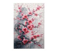 Puzzle 2000 Pezzi Acquerello Fiore di Prugna 100x70 cm Puzzles Classici Difficili Impossibili Puzzle Adulti 2000 Pezzi per Gioco Familiare Decorazione per la Casa
