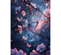 Puzzle 2000 Pezzi Adulti Ramo Petalo di farfalla, Fai da Te puzzle difficili adulti 2000 pezzi 100x70cm, Intrattenimento Creativo, Divertimento, Gioco di Abilità per Tutta la Famiglia