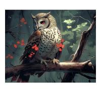 Puzzle 2000 pezzi, Albero Animale Gufo Puzzle Classici per Adulti, Giocattoli di Gioco Impegnativi, puzzle Impossibile, Puzzles per Gioco Familiare, Regalo per Amore e Amico 100 x 70 cm