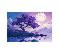 Puzzle 2000 Pezzi, Albero Puzzle Arte 100x70cm Jigsaw Grandi Dimensioni per Adulti, Jigsaw Giochi Intrattenimento Creativo, Classici Gioco Familiare per Decorazione Parete, Regalo Donna Luna p-1899