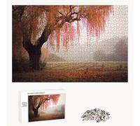 Puzzle 2000 Pezzi - Albero & Rosa - Puzzle in Legno Durevole con Lettere sul Retro - 75 x 105 cm - Hobby Creativo Senza Polvere - Articolo per Collezionisti e 14 Anni in Su P3#235