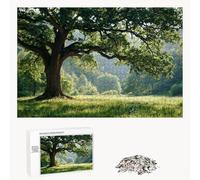 Puzzle 2000 Pezzi - Albero & Verde - Puzzle in Legno Durevole con Lettere sul Retro - 70 x 100 cm - Hobby Creativo Senza Polvere - Articolo per Collezionisti e 14 Anni in Su P3#75