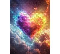 Puzzle 2000 Pezzi, Amore Nuvole 3D Puzzle per Adulti Impegnativo, Educa Puzzles Artistico, Divertente E Stimolante Puzzles Decorativo per La Famiglia, Regalo e Decorazione Pareti DX0YL6-18