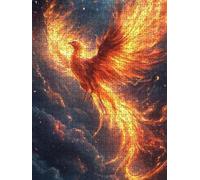 Puzzle 2000 Pezzi, Animali Phoenix 3D Puzzle per Adulti Impegnativo, Educa Puzzles Artistico, Divertente E Stimolante Puzzles Decorativo per La Famiglia, Regalo e Decorazione Pareti DX0YL6-194