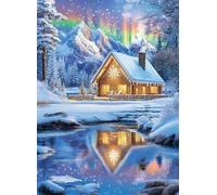 Puzzle 2000 Pezzi Arte per Adulti e Ragazzi, Puzzle Aurora in Legno Adulti, Idea Regalo Jigsaw Scena per Gioco Familiare, Lettere sul retro Jigsaw, per Decorazione la Casa Regalo 100x70cm g-823
