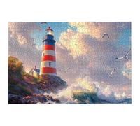 Puzzle 2000 Pezzi Arte per Adulti e Ragazzi, Puzzle Faro in Legno per Adulti, Puzzles 2000 Pezzi Paesaggi Impegnativo per Tutta la Famiglia, Puzzles con Scatola per Decorazioni Casa, Regalo, -6681