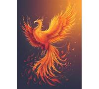 Puzzle 2000 Pezzi Arte per Adulti e Ragazzi, Puzzle Fenice in Legno Adulti, Idea Regalo Jigsaw Animale per Gioco Familiare, Lettere sul retro Jigsaw, per Decorazione la Casa Regalo 100x70cm g-710