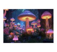 Puzzle 2000 Pezzi Arte per Adulti e Ragazzi, Puzzle Fungo in Legno per Adulti, Puzzles 2000 Pezzi Mistero Impegnativo per Tutta la Famiglia, Puzzles con Scatola per Decorazioni Casa, Regalo, -7587