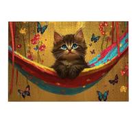 Puzzle 2000 Pezzi Arte per Adulti e Ragazzi, Puzzle Gatti in Legno per Adulti, Puzzles 2000 Pezzi Farfalla Impegnativo per Tutta la Famiglia, Puzzles con Scatola per Decorazioni Casa, Regalo, -8017