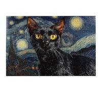 Puzzle 2000 Pezzi Arte per Adulti e Ragazzi, Puzzle Gatti in Legno per Adulti, Puzzles 2000 Pezzi Notte Stellata Impegnativo per Tutta la Famiglia, Puzzles con Scatola per Regalo Uomo e Donna, -8125