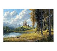 Puzzle 2000 Pezzi Arte per Adulti e Ragazzi, Puzzle Paesaggi in Legno per Adulti, Puzzles 2000 Pezzi Autunno Impegnativo per Tutta la Famiglia, Puzzles con Scatola per Decorazioni Casa, Regalo, -7031