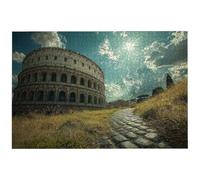 Puzzle 2000 Pezzi Arte per Adulti e Ragazzi, Puzzle Roma in Legno per Adulti, Puzzles 2000 Pezzi Paesaggi Impegnativo per Tutta la Famiglia, Puzzles con Scatola per Decorazioni Casa, Regalo, -7103
