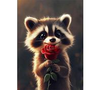 Puzzle 2000 Pezzi Arte per Adulti e Ragazzi, Puzzle Rosa in Legno Adulti, Idea Regalo Uomo e Donna, Jigsaw Koala per Gioco Familiare, Lettere sul retro Jigsaw, per Decorazione la Casa 100x70cm g-898