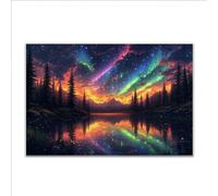 Puzzle 2000 Pezzi Aurora boreale Paesaggio Puzzle Grandi Dimensioni per Adulti 100 x 70cm, Difficili Impossible Giochi, Rilassamento e Intelligence, Jigsaw Personalizzato per Maschio e Femmina R-6