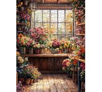 Puzzle 2000 Pezzi, Bellissimo Giardino 3D Puzzle per Adulti Impegnativo, Educa Puzzles Artistico, Divertente E Stimolante Puzzles Decorativo per La Famiglia, Regalo e Decorazione Pareti DX0YL6-682