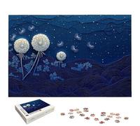 Puzzle 2000 Pezzi Blu, Puzzle Dente di Leone in Legno per Adulti, Misura: 100x70 cm, Puzzles 2000 Pezzi per Adulti, Giochi Educativo per Famiglie, Puzzles per Regalo Donna, Decorazioni Casa, -5985