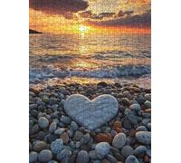 Puzzle 2000 Pezzi, Ciottoli Notte 3D Puzzle per Adulti Impegnativo, Educa Puzzles Artistico, Divertente E Stimolante Puzzles Decorativo per La Famiglia, Regalo e Decorazione Pareti DX0YL6-218
