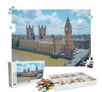 Puzzle 2000 Pezzi Città architettura, Puzzle 2000 Pièces Challenge Impossible, Puzzles 99.5x70.5 cm Taglia Grande Adulti, Giochi Educativo per Famiglie, Puzzles Classici, Decorazioni Casa W3H-582