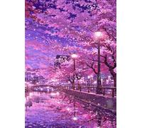 Puzzle 2000 Pezzi Città Fiori Fiumi Puzzles Puzzle Difficile Gioco Educativo e Divertimento 2000 Pezzi Puzzles per Adulti 100x70 cm