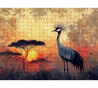 Puzzle 2000 Pezzi Classici, Puzzle Africa uccello 99 x 70 cm, Gioco Educativo e Antistress in Legno con Poster Incluso, Ttività DIY per Famiglia, Regalo per Appassionati, Decor Parete Casa, f0-182