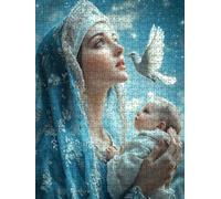 Puzzle 2000 Pezzi Colombo Donna 3D Puzzle per Adulti Impegnativo, Educa Puzzles Artistico, Divertente E Stimolante Puzzles Decorativo per La Famiglia, Regalo e Decorazione Pareti BXHZW6-284