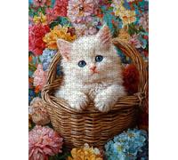 Puzzle 2000 Pezzi, Dalia Gatto 3D Puzzle per Adulti Impegnativo, Educa Puzzles Artistico, Divertente E Stimolante Puzzles Decorativo per La Famiglia, Regalo e Decorazione Pareti DX0YL6-179