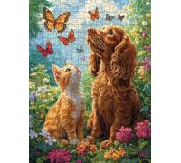 Puzzle 2000 Pezzi Farfalla Animale 3D Puzzle per Adulti Impegnativo, Educa Puzzles Artistico, Divertente E Stimolante Puzzles Decorativo per La Famiglia, Regalo e Decorazione Pareti BXHZW6-378