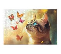 Puzzle 2000 Pezzi Farfalla per Adulti, 99.5x70.5 cm Puzzle Gatti per Decorazione Parete, Giochi Educativo per Famiglie, Puzzles Arte in Legno Impegnativi, 2000 Pezzi Puzzles per Regalo Donne, -7676