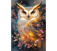 Puzzle 2000 Pezzi, Fiori Gufo, Intrattenimento Creativo, Puzzle Classico Sfida Appassionante per Tutti Gli Appassionati di Puzzles, Ideale per Uomini, Donne o Ragazzi 100 x 70 cm