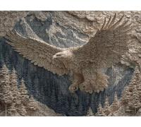 Puzzle 2000 Pezzi, Foresta Dell' Aquila 3D Puzzle per Adulti Impegnativo, Educa Puzzles Artistico, Divertente E Stimolante Puzzles Decorativo per La Famiglia, Come Regalo e Decorazione Pareti R6KH-945