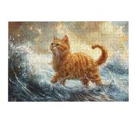 Puzzle 2000 Pezzi Gatti per Adulti, 99.5x70.5 cm Puzzle Animali per Decorazione Parete, Giochi Educativo per Famiglie, Puzzles Arte in Legno Impegnativi, 2000 Pezzi Puzzles per Regalo Donne, -7220