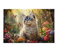 Puzzle 2000 Pezzi Gatti per Adulti, 99.5x70.5 cm Puzzle Fiori per Decorazione Parete, Giochi Educativo per Famiglie, Puzzles Arte in Legno Impegnativi, 2000 Pezzi Puzzles per Regalo Donne, -8908