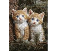 Puzzle 2000 Pezzi, Gatto Forestale 3D Puzzle per Adulti Impegnativo, Educa Puzzles Artistico, Divertente E Stimolante Puzzles Decorativo per La Famiglia, Regalo e Decorazione Pareti DX0YL6-803