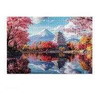 Puzzle 2000 pezzi Giapponese, Puzzle 2000 pezzi Adulti, Gioco Educativo Fai Da Te con Scatola Regalo per Adulti, Legno Spesso e Resistente, Impegnativi Rompecapo, Regalo Donne Uomini,(Paesaggio) X-55