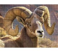 Puzzle 2000 Pezzi, Grande Corno Pecora Animale 3D Puzzle per Adulti Impegnativo, Educa Puzzles Artistico, Divertente Stimolante Puzzles Decorativo, Come Regalo e Decorazione Pareti R6KH-136
