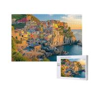 Puzzle 2000 Pezzi Italia Puzzle Cinque Terre Grandi Dimensioni per Adulti Con Scatola di Imballaggio e Immagini di Riferimento,Divertenti Giochi per Tutta la Famiglia,Come Regalo per Amici 2T-843