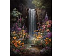 Puzzle 2000 Pezzi, Jigsaw Puzzle per Adulti, Cascate Giardino BLQSBGA6-387
